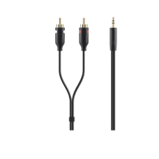 Belkin F3Y116BT2M 2 Meter 3.5mm to 2 RCA Audio Cable