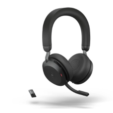 Jabra Evolve2 75 MS DUO Bluetooth & USB Type A Head Set Black (Without Stand)